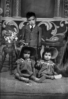 Niños de clase alta, retrato