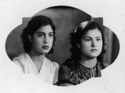 Hermanas de clase alta, retrato