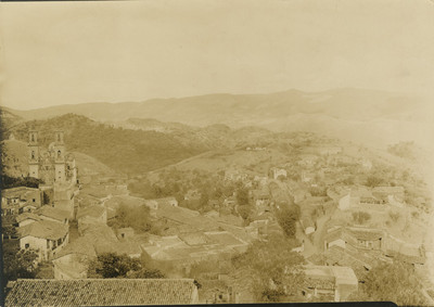 Un poblado de México, vista panorámica