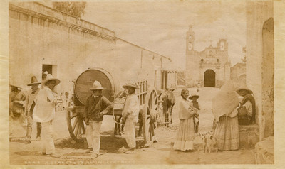 6449. A street scene in Ixtacalco [sic]