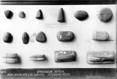 Utensilios prehispánicos de piedra