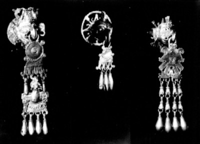 Colgantes de oro prehispánicos de Monte Albán