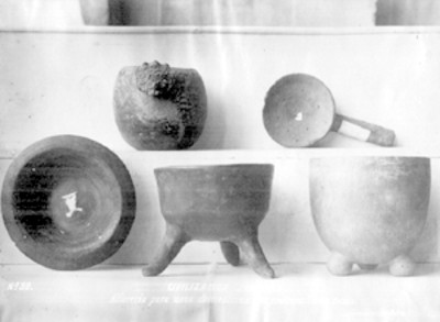 Vasijas de la cultura zapoteca