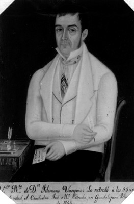 "Filomeno Vázquez", pintura al óleo, reproducción