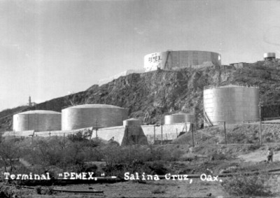 Terminal PEMEX en Salinas Cruz, Oaxaca