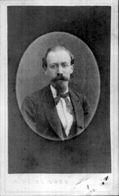 Retrato de "Antonio Acalzar", tarjeta de visita