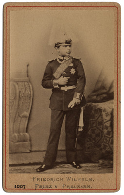 "Friedrich Wilhelm", tarjeta de visita