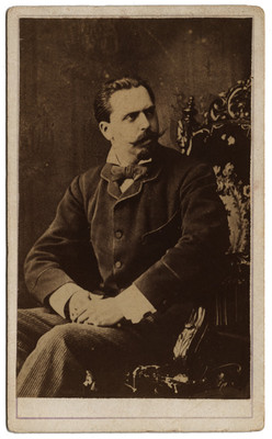 Carlos María de Borbón y Austria-Este, tarjeta de visita