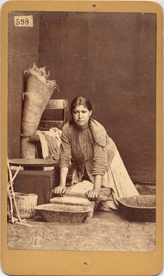 Tortillera, retrato