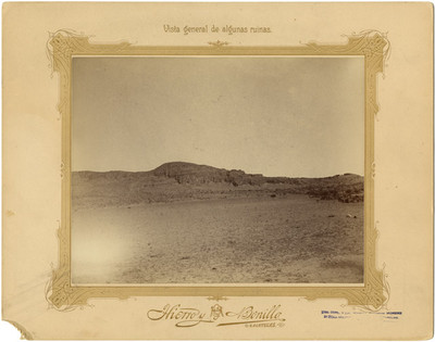 "Vista general de algunas ruinas", La Quemada