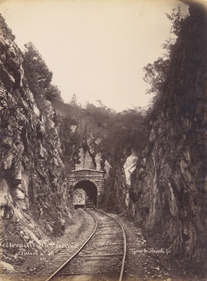 Ferrocarril Mexicano", vista del "Túnel n° 16