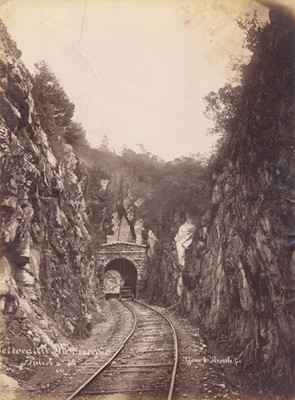 Ferrocarril Mexicano, [vista del] Túnel n° 16