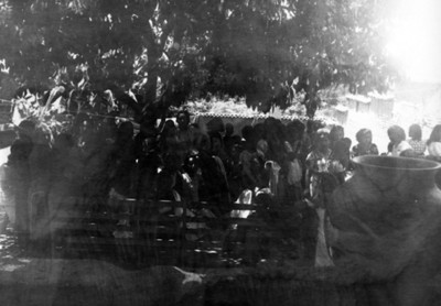 Trabajadores sociales en clase de economia domestica
