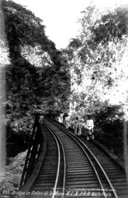 Puente en el cañon de la Mano, "Bridge in Cañon de la Mano"