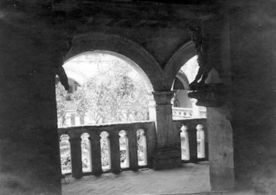 Vista del claustro del Ex-Convento de Churubusco