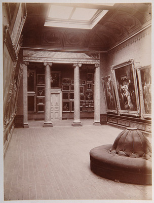 Sala de pintura en la Academia de San Carlos, interior