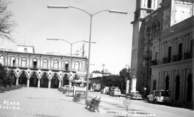 "Plaza Colima", tarjeta postal