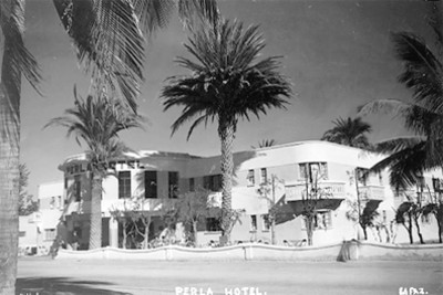 Hotel Perla, tarjeta postal