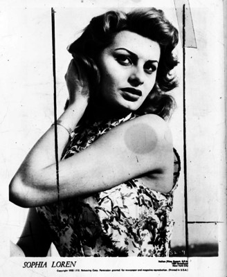 Sofia Loren, artista Italiana, retrato