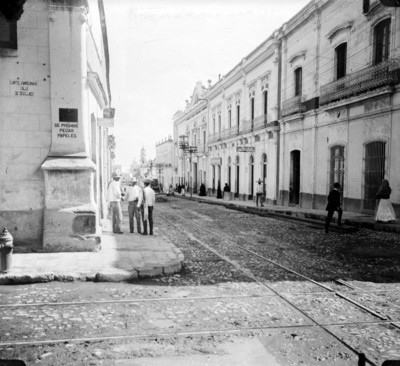 Vista de la calle de Degollado