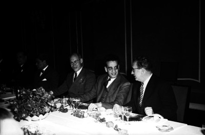 Antonio Martínez Báez, Secretario de la Economia Nacional en un banquete