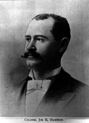 Joe H. Hampson, Coronel funcionario de FFCC; litografía