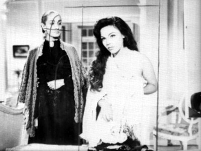 Actrices en una sala, escena de película