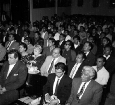 Empresarios y trabajadores en el congreso de seguridad industrial