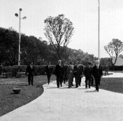 Exposición de maquinaria industrial