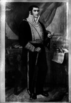 José María Morelos y Pavón, libertador de México, pintura de caballete, reprografía
