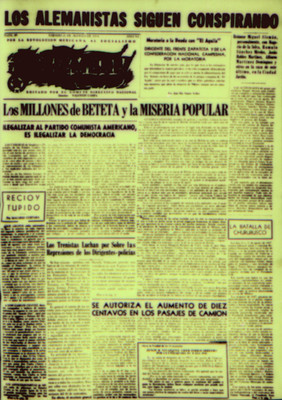 Los alemanistas siguen conspirando los millones de Beteta y la miseria popular