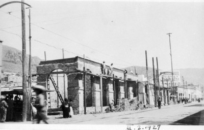 Etapa constructiva del mercado de Barreteros