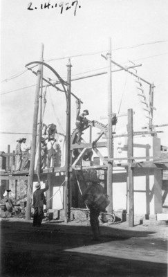Proceso constructivo del mercado de Barreteros