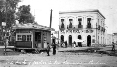 1° de Arista y jardín de San Francisco. Pachuca