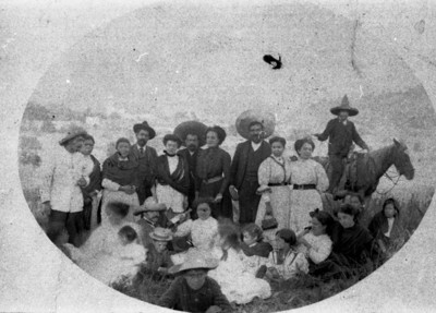 Grupo de personas, retrato