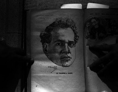 Telesforo Ocampo, licenciado caricatura, retrato