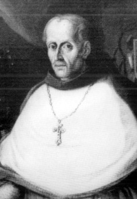 Jerarca eclesiástico, grabado