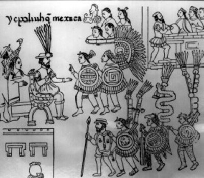 La alianza entre los españoles y los indios ofrecían a cada señorío subsistencia y continuidad (Lienzo de Tlaxcala)