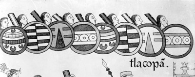 Lienzo de "Tlacopá", detalle