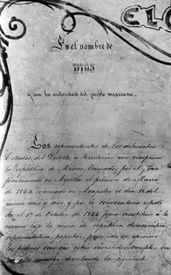 "Proclama en la que se declara la Constitución de la Nación bajo la forma de República democrática representativa popular"