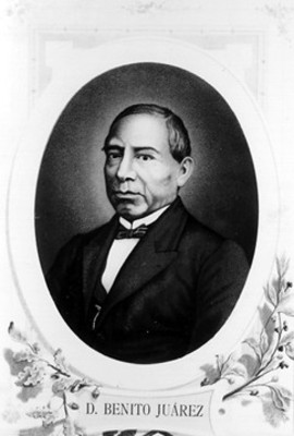 "D. Benito Juárez", retrato