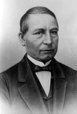 Benito Juárez García, Presidente de México, litografía