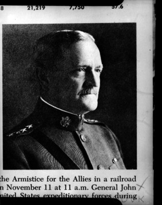 John Joseph Pershing, general estadounidense, retrato
