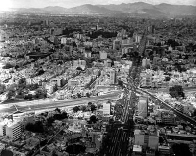 Avenida Insurgentes y alrededores, panorámica