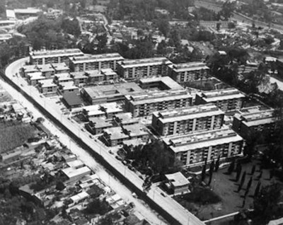 Multifamiliares de la ciudad de México, vista aérea