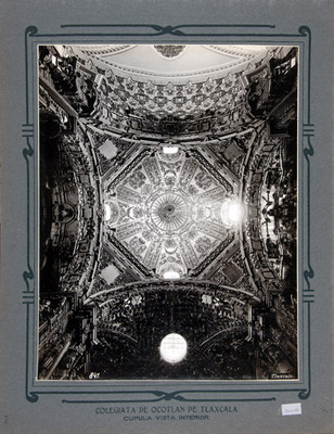 Vista interior de la cúpula de la Iglesia de Nuestra Señora de Ocotlán