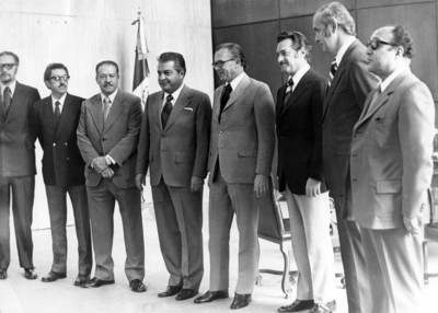 Emilio Rabasa en reunión con miembros de la Cámara Nacional de la Industria Editorial