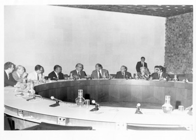 Funcionarios y embajadores en la Segunda Reunión Mixta México-Ecuador
