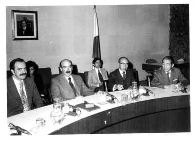 José Juan de Olloqui durante la clausura de la VI Comisión Mixta México-Japón