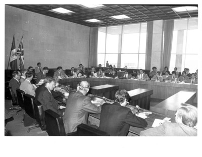 Vista de la Reunión Conjunta Económica Industrial México-Gran Bretaña
